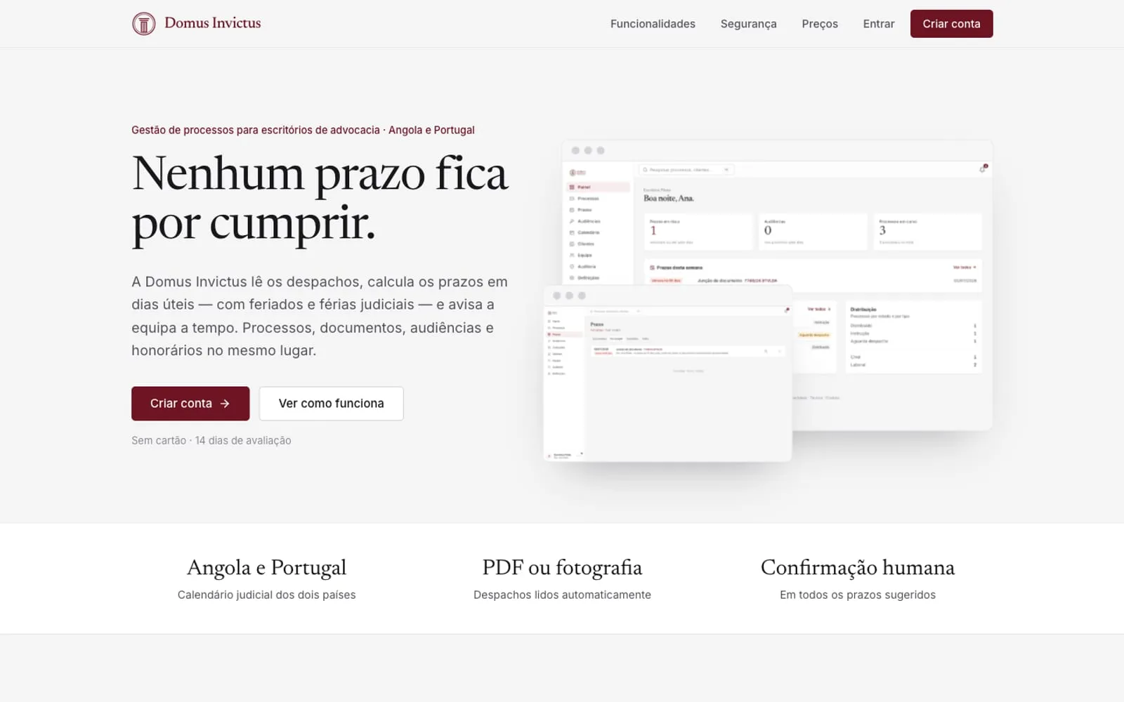 Interface de Domus Invictus