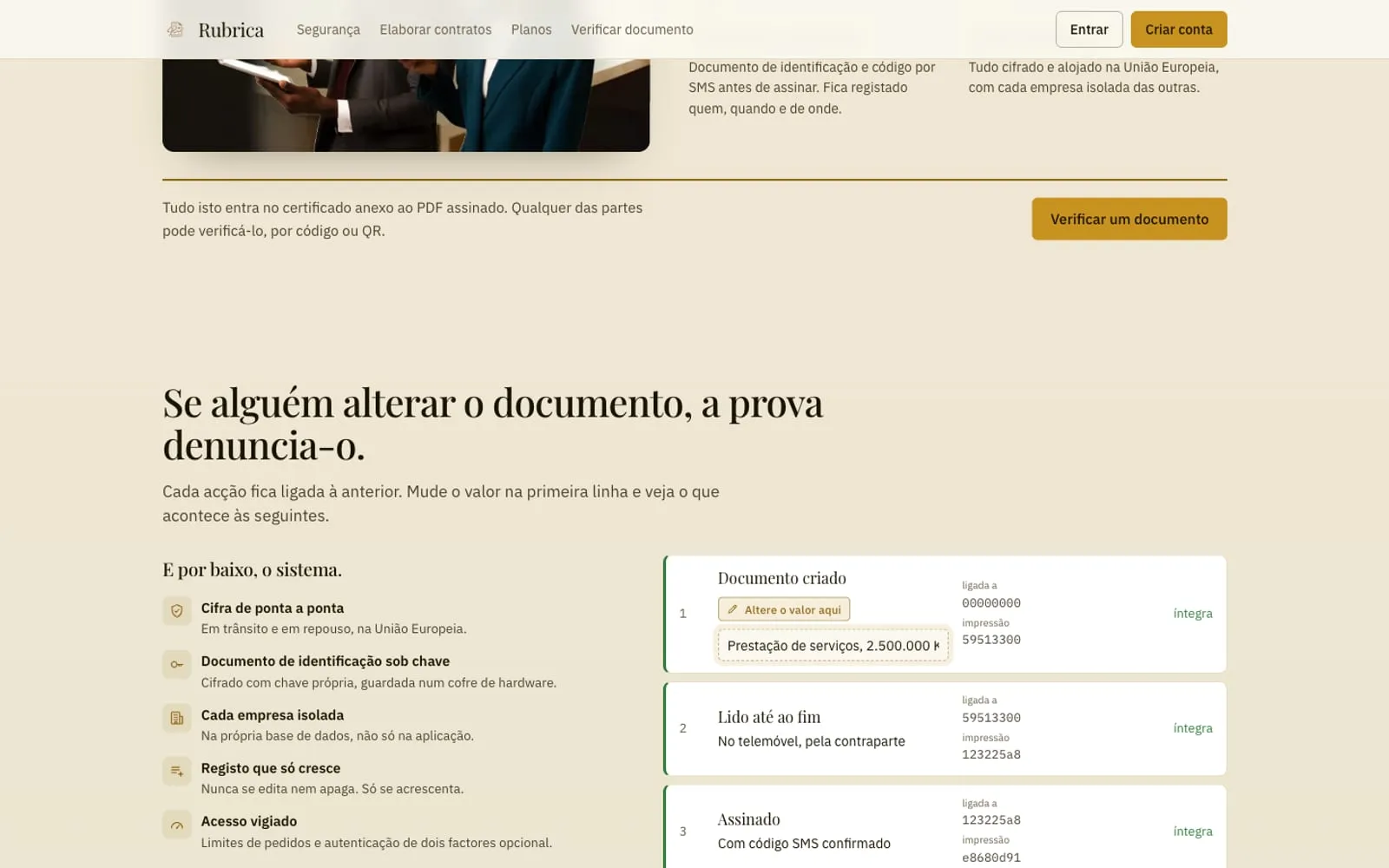 Rubrica, captura 1